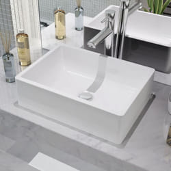 Vidaxl - Lavabo Céramique Blanc 41 x 30 x 12 cm