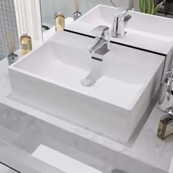 Ce lavabo, fait en céramique de haute qualité, sera un ajout élégant à toutes salles de bains, toilettes ou salles d'eau. Sa ...