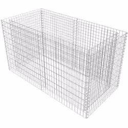 Description générale Ce lit surélevé en gabion est un moyen pratique de créer une bordure robuste et élégante pour un parterr ...