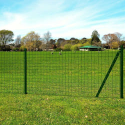 Fence en acier inoxydable de couleur verte disponible en différentes tailles taille : 25x1 m