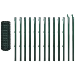 Vidaxl - Fence de style européen en acier inoxydable vert disponible différentes tailles taille : 25x1cm