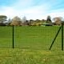 vidaXL Clôture Euro Acier 25 x 1,7 m Vert - TU