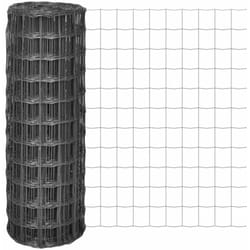 Clôture euro Acier 10 x 1,2 m Gris Vidaxl