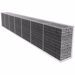 Description générale Ce mur de gabion de 6 mètres de long est un excellent choix pour la décoration de votre maison et l'amén ...