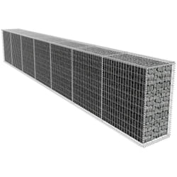 Vidaxl - Mur en gabion avec couvercle Acier galvanisé - 600x50x100 cm