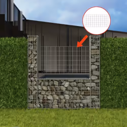 Description générale Ce panier de gabion est idéal pour le design de paysage résidentiel et commercial. Il permet de construi ...
