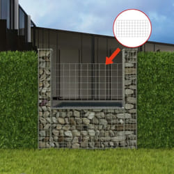 Vidaxl - Panier de gabion en forme de u Acier galvanisé 160x20x150 cm