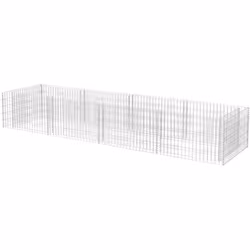 Description générale Ce lit surélevé en gabion est un moyen pratique de créer une bordure robuste et élégante pour un parterr ...