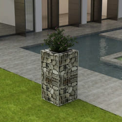 Vidaxl - Lit surélevé à gabion Acier 50x50x100 cm