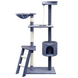 vidaXL Arbre à chat 150 cm Bleu foncé