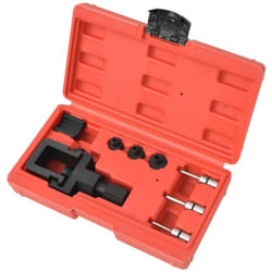 Kit de disjoncteur et de rivetage de chaîne moto 8 pcs