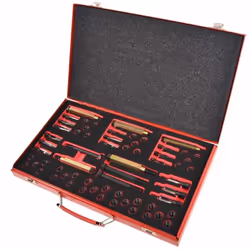 Cet ensemble professionnel de 63 pièces a été conçu pour réparer les filetages de bougies de préchauffage endommagés ou usés. ...