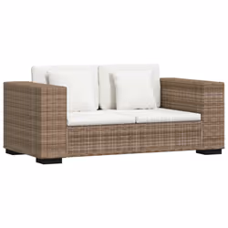 VidaXL 243245, Crème, Naturel, 2 siège(s), 1620 mm, 800 mm, 610 mm, 120 cm