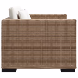 VidaXL 243245 canapé 2 siège(s) Crème, Naturel - Vue supplémentaire 4