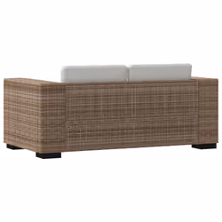 VidaXL 243245 canapé 2 siège(s) Crème, Naturel - Vue supplémentaire 5
