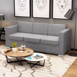 Ce canapé élégant de 3 places sera un excellent accessoire à votre domicile ou bureau. Que vous ayez besoin de quelques place ...