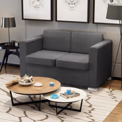 VidaXL 243583 canapé 2 siège(s) Gris