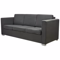 VidaXL 243584, Gris, 3 siège(s), Polyester, 1910 mm, 730 mm, 780 mm