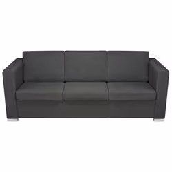 VidaXL 243584 canapé 3 siège(s) Gris - Vue supplémentaire 4