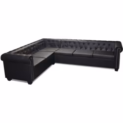 Ce canapé d'angle à 6 places Chesterfield est la combinaison parfaite de confort et d'élégance. Il s'adaptera à tout décor de ...