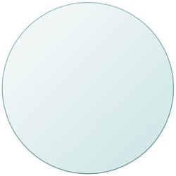 Dessus de table ronde en verre trempé 300 mm Vidaxl