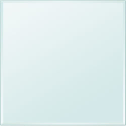 vidaXL Dessus de table carré en verre trempé 700 x 700 mm