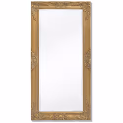 Ce miroir mural magnifique avec son cadre ornementé créera une ambiance baroque dans votre dressing. Ce miroir d'aspect antiq ...