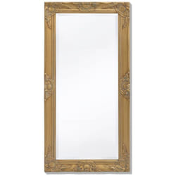 Miroir mural style baroque 100x50 cm Doré vidaXL