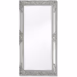 Ce miroir mural magnifique avec son cadre ornementé créera une ambiance baroque dans votre dressing. Ce miroir d'aspect antiq ...