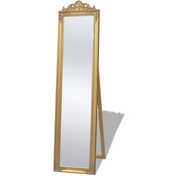 Vidaxl - Miroir sur pied Style baroque 160x40 cm Doré