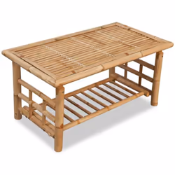 Description générale Cette table basse en bambou, avec son design simple mais original, sera un ajout unique à votre salon ou ...