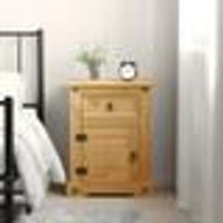 VidaXL 243730 Table de nuit et table de chevet Marron