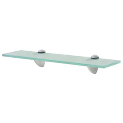 VidaXL 243755 étagères Verre trempé, Zinc Transparent