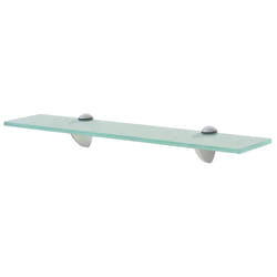 VidaXL 243756 étagères Verre trempé, Zinc Transparent