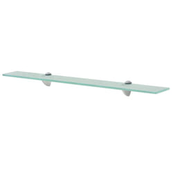 VidaXL 243758 étagères Verre trempé, Zinc Transparent