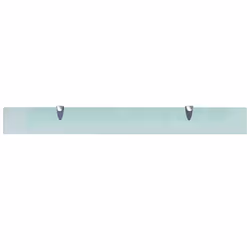 VidaXL 243759 étagères Verre trempé, Zinc Transparent