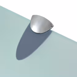 VidaXL 243759 étagères Verre trempé, Zinc Transparent