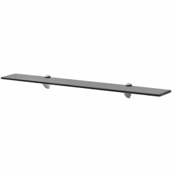 VidaXL 243767, Verre trempé, Zinc, Noir, 15 kg, 800 mm, 100 mm, 8 mm