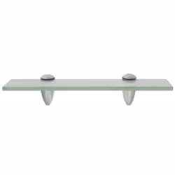VidaXL 243771 étagères Verre trempé, Zinc Transparent