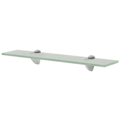 VidaXL 243772 étagères Verre trempé, Zinc Transparent