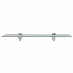 VidaXL 243772 étagères Verre trempé, Zinc Transparent