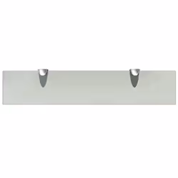 VidaXL 243772 étagères Verre trempé, Zinc Transparent