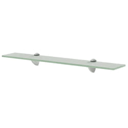 VidaXL 243773 étagères Verre trempé, Zinc Transparent
