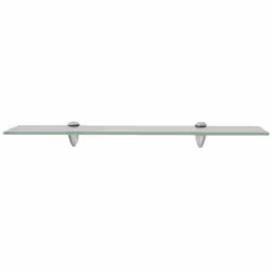 VidaXL 243773 étagères Verre trempé, Zinc Transparent