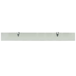 VidaXL 243776 étagères Verre trempé, Zinc Transparent