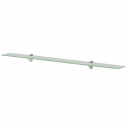 VidaXL 243777 étagères Verre trempé, Zinc Transparent