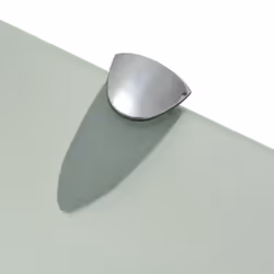 VidaXL 243777 étagères Verre trempé, Zinc Transparent