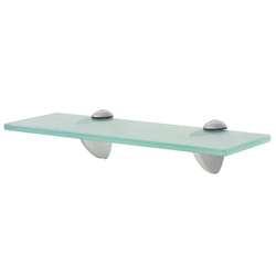 VidaXL 243778 étagères Verre trempé, Zinc Transparent