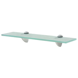 VidaXL 243779 étagères Verre trempé, Zinc Transparent