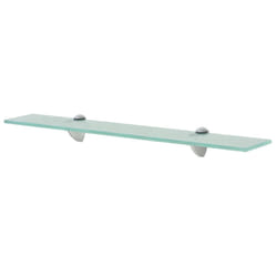 VidaXL 243781 étagères Verre trempé, Zinc Transparent